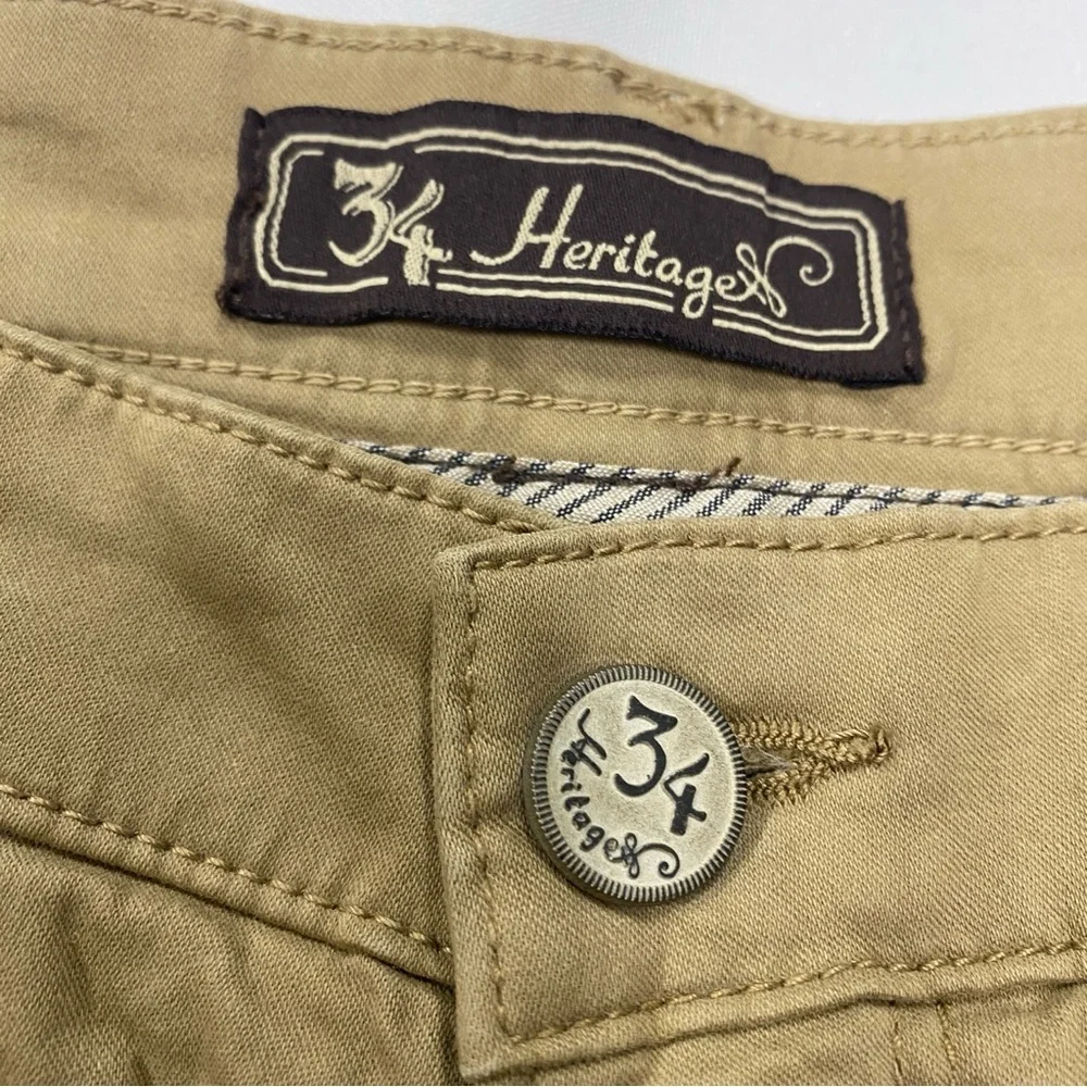 34 Heritage Men’s Khaki/Tan Charisma Work Pants Size 36/30